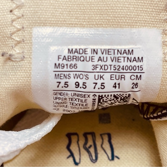 Converse All Star Chuck Taylor Men's 7.5 Women's 9.5 - Picture 9 of 9